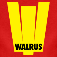 Motif ~ Tee-shirt Walrus (logo jaune) - femme