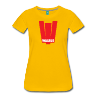 Tee shirts ~ T-shirt Premium Femme ~ Tee-shirt Walrus (logo rouge) - femme